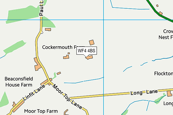 WF4 4BS map - OS VectorMap District (Ordnance Survey)