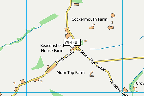 WF4 4BT map - OS VectorMap District (Ordnance Survey)