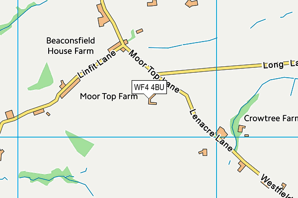 WF4 4BU map - OS VectorMap District (Ordnance Survey)