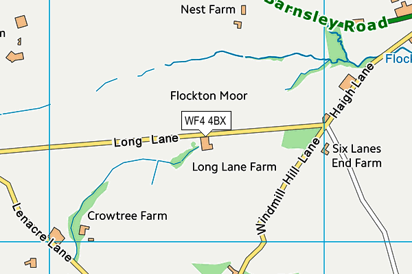 WF4 4BX map - OS VectorMap District (Ordnance Survey)