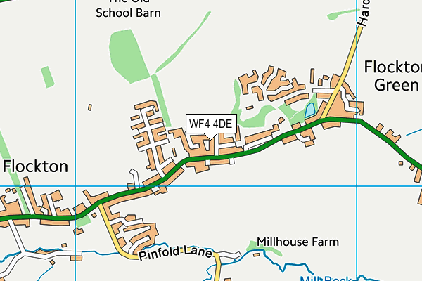 WF4 4DE map - OS VectorMap District (Ordnance Survey)