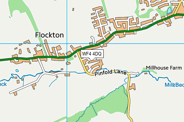 WF4 4DQ map - OS VectorMap District (Ordnance Survey)