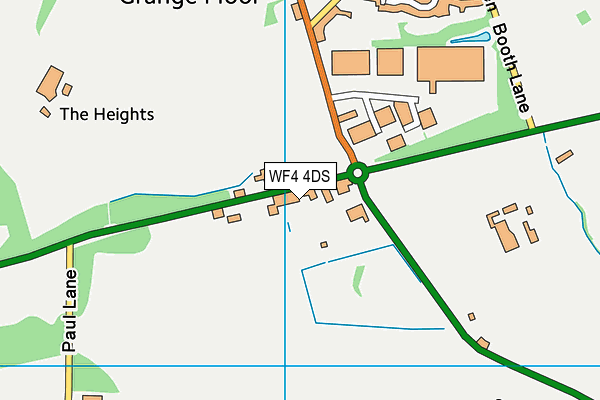 WF4 4DS map - OS VectorMap District (Ordnance Survey)