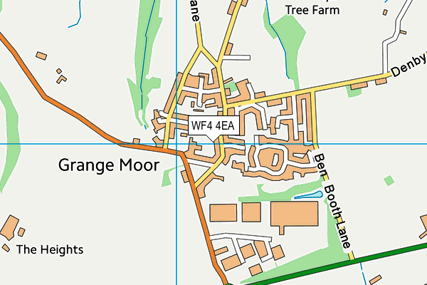 WF4 4EA map - OS VectorMap District (Ordnance Survey)