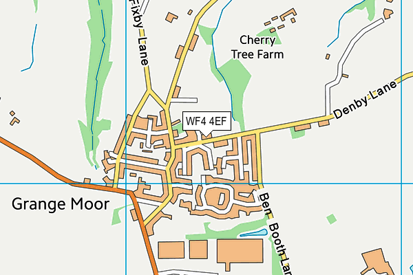 WF4 4EF map - OS VectorMap District (Ordnance Survey)
