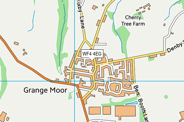 WF4 4EG map - OS VectorMap District (Ordnance Survey)