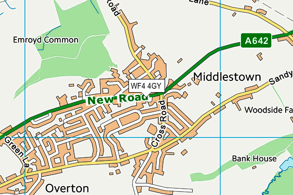 WF4 4GY map - OS VectorMap District (Ordnance Survey)