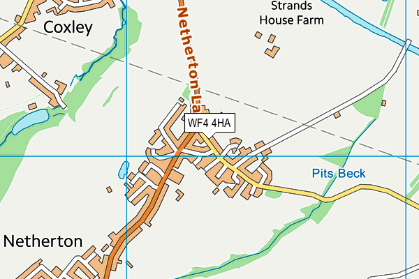 WF4 4HA map - OS VectorMap District (Ordnance Survey)