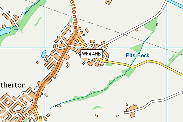 WF4 4HB map - OS VectorMap District (Ordnance Survey)