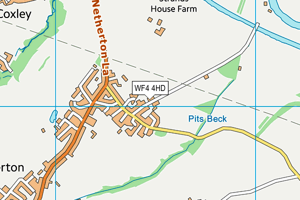 WF4 4HD map - OS VectorMap District (Ordnance Survey)