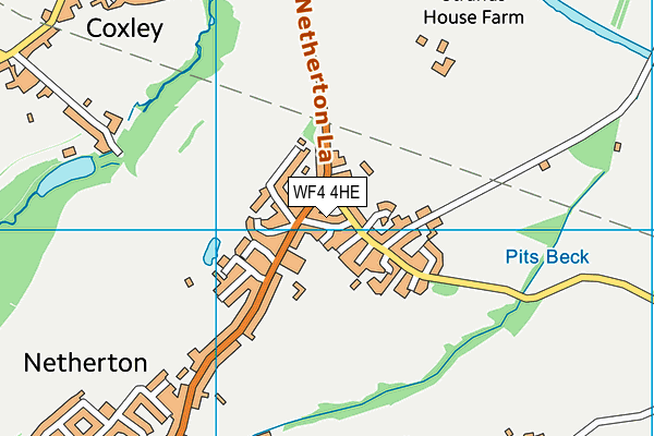 WF4 4HE map - OS VectorMap District (Ordnance Survey)