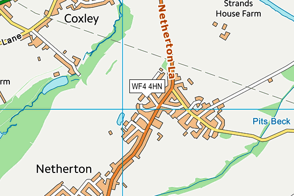 WF4 4HN map - OS VectorMap District (Ordnance Survey)