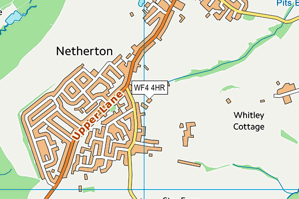 WF4 4HR map - OS VectorMap District (Ordnance Survey)