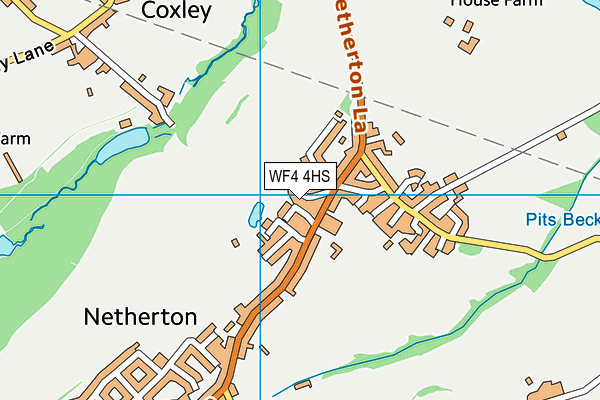 WF4 4HS map - OS VectorMap District (Ordnance Survey)