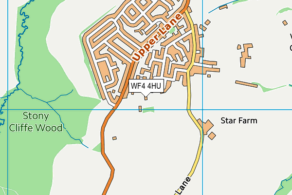 WF4 4HU map - OS VectorMap District (Ordnance Survey)