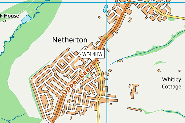 WF4 4HW map - OS VectorMap District (Ordnance Survey)