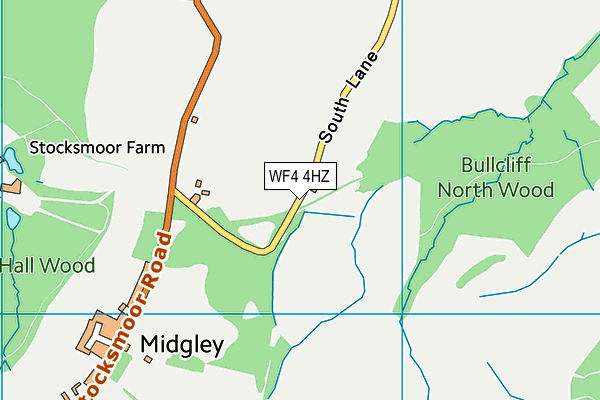 WF4 4HZ map - OS VectorMap District (Ordnance Survey)