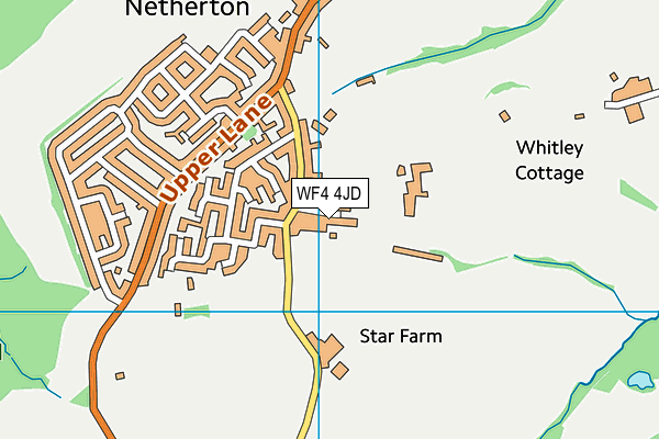 WF4 4JD map - OS VectorMap District (Ordnance Survey)