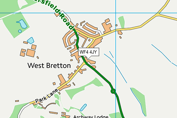 WF4 4JY map - OS VectorMap District (Ordnance Survey)