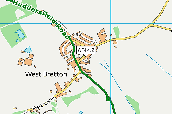 WF4 4JZ map - OS VectorMap District (Ordnance Survey)