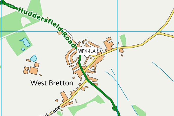 WF4 4LA map - OS VectorMap District (Ordnance Survey)