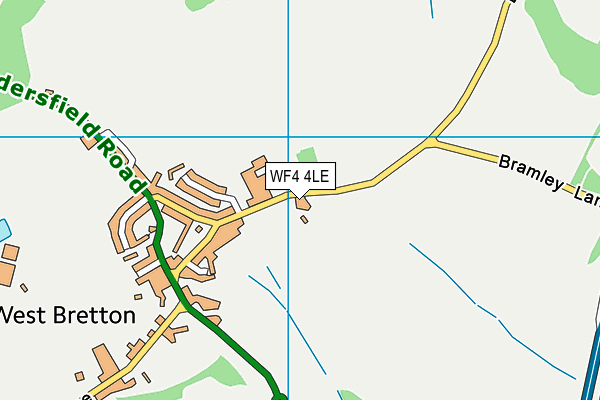 WF4 4LE map - OS VectorMap District (Ordnance Survey)