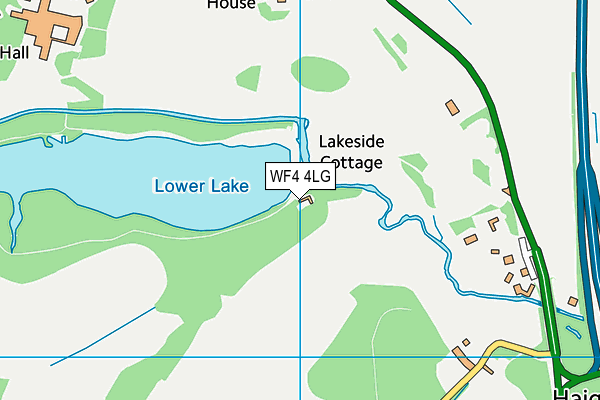 WF4 4LG map - OS VectorMap District (Ordnance Survey)
