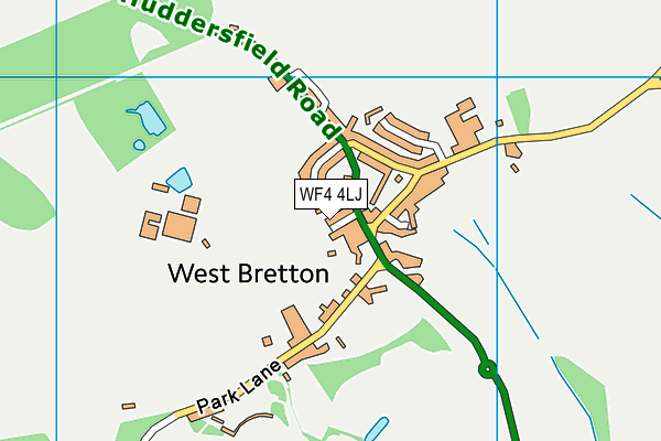 WF4 4LJ map - OS VectorMap District (Ordnance Survey)