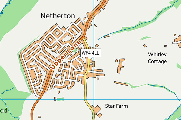 WF4 4LL map - OS VectorMap District (Ordnance Survey)