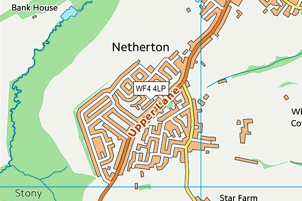 WF4 4LP map - OS VectorMap District (Ordnance Survey)