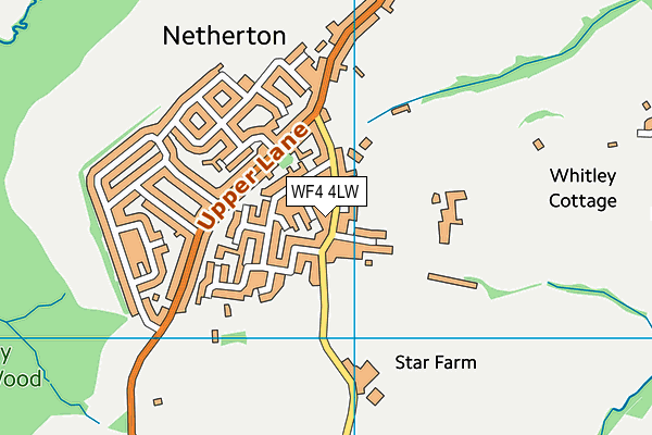 WF4 4LW map - OS VectorMap District (Ordnance Survey)