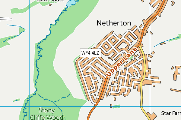 WF4 4LZ map - OS VectorMap District (Ordnance Survey)
