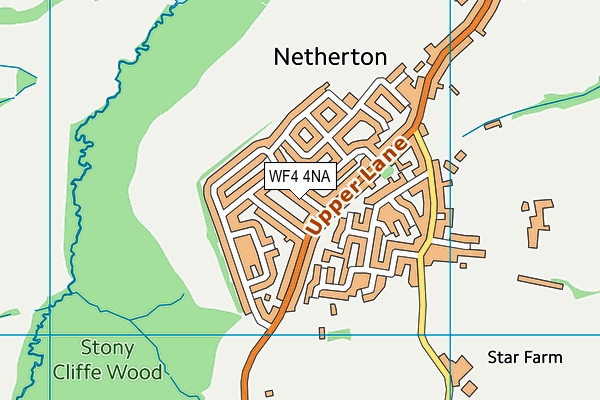 WF4 4NA map - OS VectorMap District (Ordnance Survey)