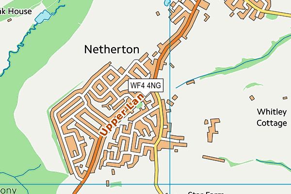 WF4 4NG map - OS VectorMap District (Ordnance Survey)