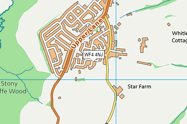 WF4 4NJ map - OS VectorMap District (Ordnance Survey)