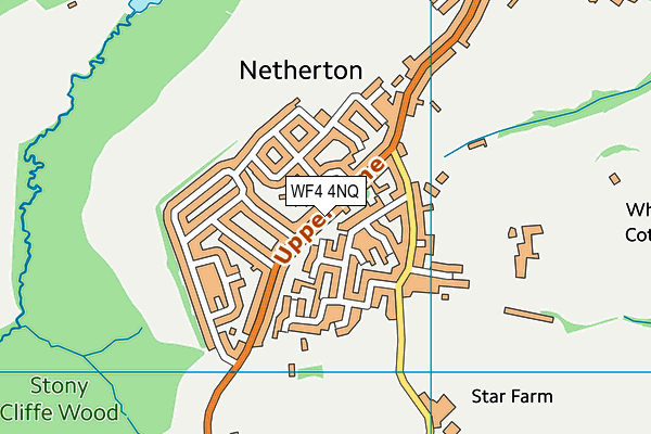 WF4 4NQ map - OS VectorMap District (Ordnance Survey)