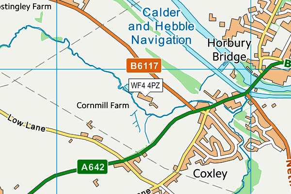 WF4 4PZ map - OS VectorMap District (Ordnance Survey)