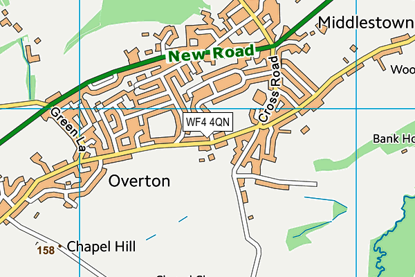 WF4 4QN map - OS VectorMap District (Ordnance Survey)