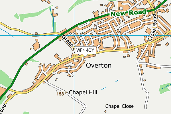 WF4 4QY map - OS VectorMap District (Ordnance Survey)