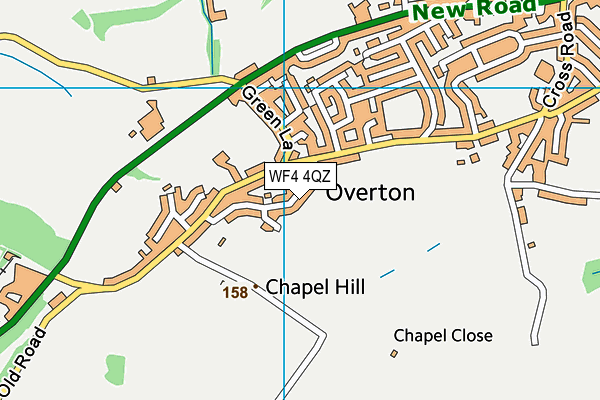 WF4 4QZ map - OS VectorMap District (Ordnance Survey)