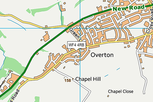 WF4 4RB map - OS VectorMap District (Ordnance Survey)