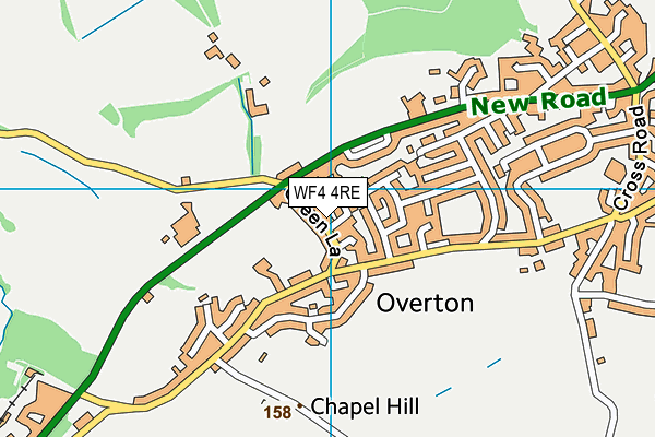 WF4 4RE map - OS VectorMap District (Ordnance Survey)