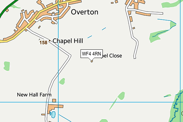 WF4 4RN map - OS VectorMap District (Ordnance Survey)
