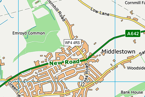 WF4 4RS map - OS VectorMap District (Ordnance Survey)