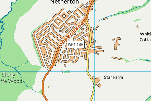 WF4 4SH map - OS VectorMap District (Ordnance Survey)