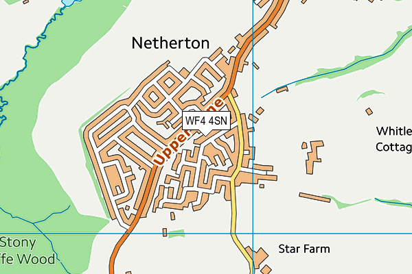 WF4 4SN map - OS VectorMap District (Ordnance Survey)