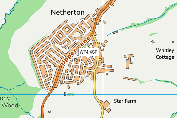 WF4 4SP map - OS VectorMap District (Ordnance Survey)