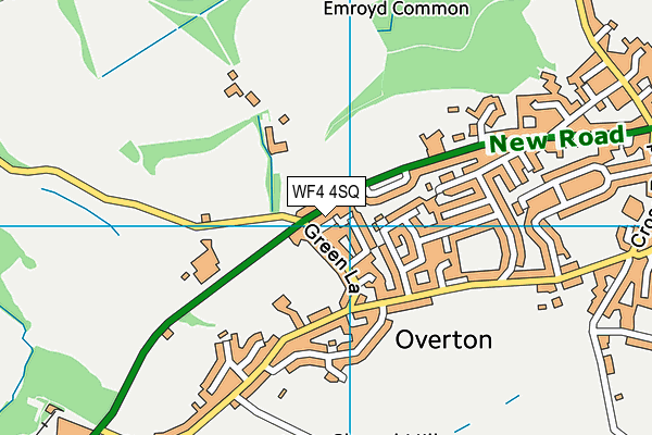 WF4 4SQ map - OS VectorMap District (Ordnance Survey)