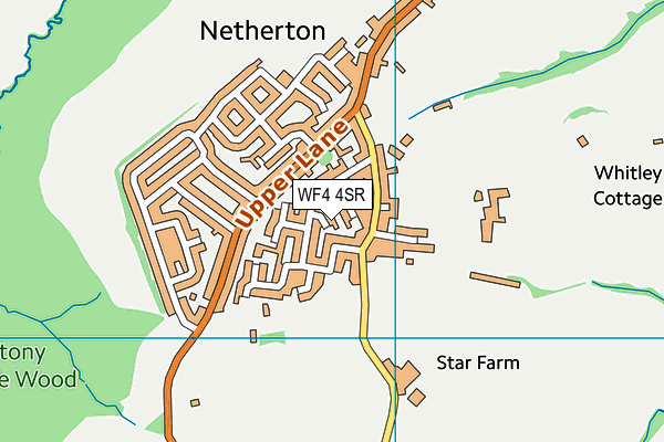 WF4 4SR map - OS VectorMap District (Ordnance Survey)
