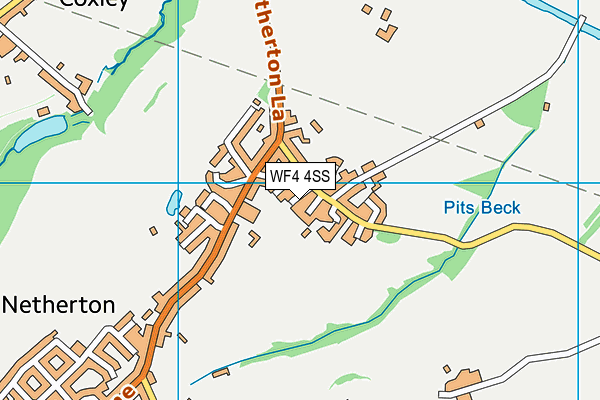 WF4 4SS map - OS VectorMap District (Ordnance Survey)